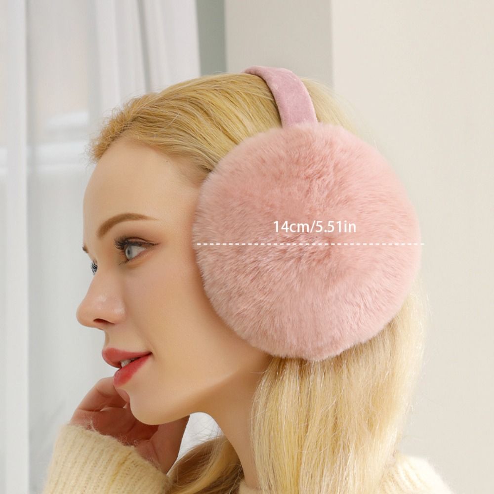 Earmuffs Foldable - Wygodne nauszniki z pluszu, grube, składane,