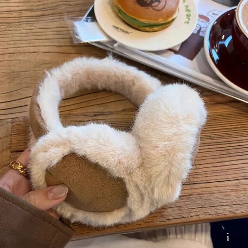 Earmuffs Foldable - Modne pluszowe nauszniki składane, grube wełniane