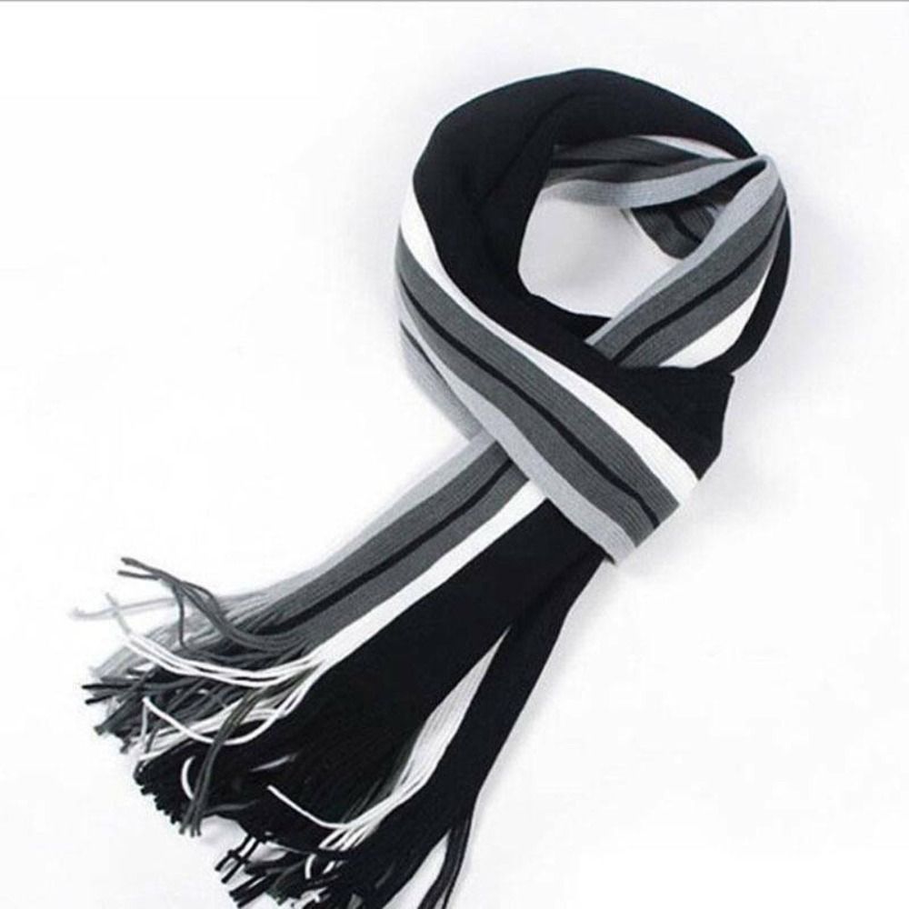 Kaszmirowy męski szalik w pask – Wool Scarf Men recenzja i cena