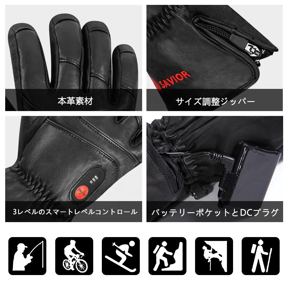 Podgrzewane skórzane rękawice  – Touch Screen Gloves recenzja i cena