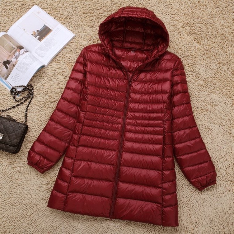 Plus Size 5XL 6XL 7XL Damskie  – Down Jacket Packable recenzja i cena