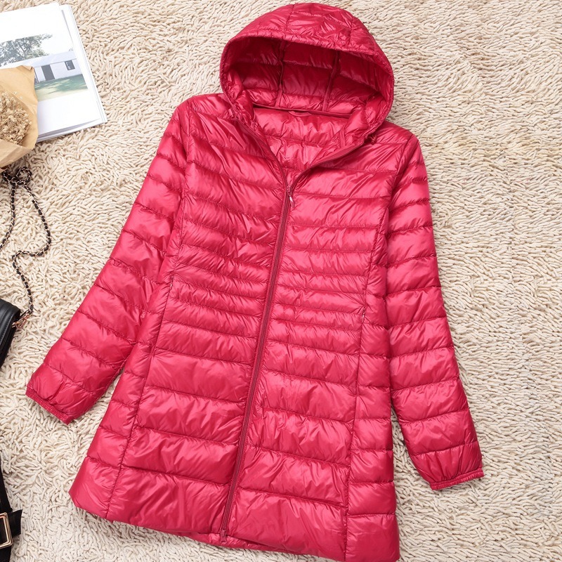 Plus Size 5XL 6XL 7XL Damskie  – Down Jacket Packable recenzja i cena