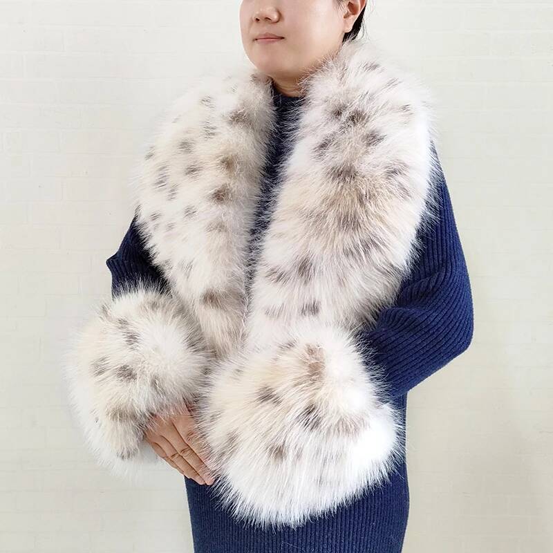 Duży szal damski z imitacji fu – Shawl Wrap Winter recenzja i cena