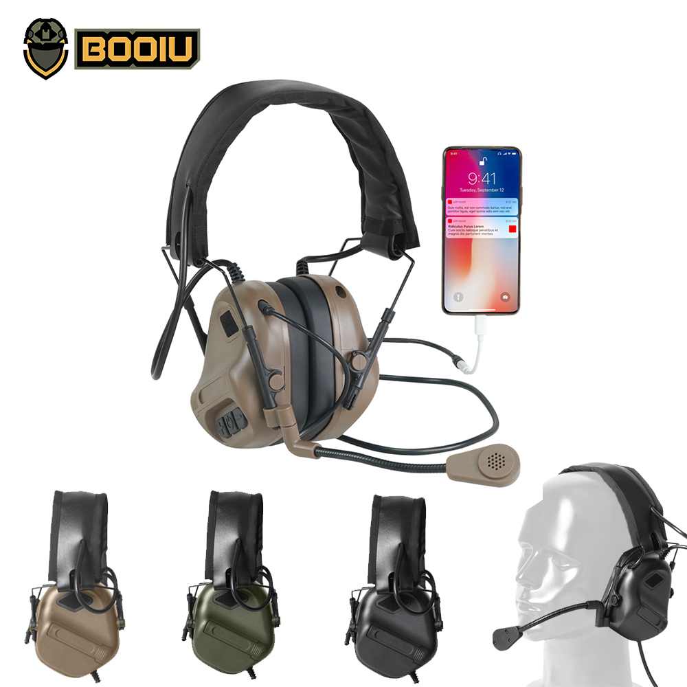 Słuchawki Taktyczne Elektronic – Earmuffs Foldable recenzja i cena