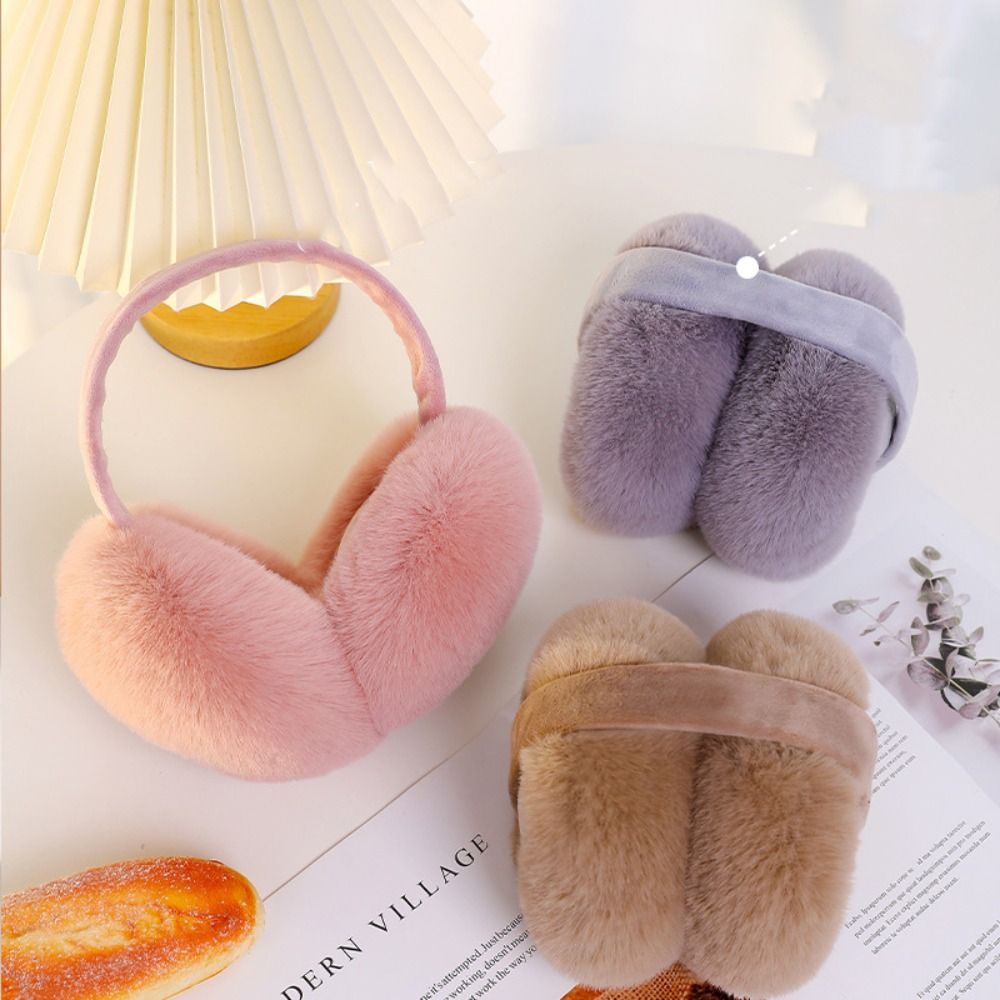 Wygodne nauszniki z pluszu, gr – Earmuffs Foldable recenzja i cena