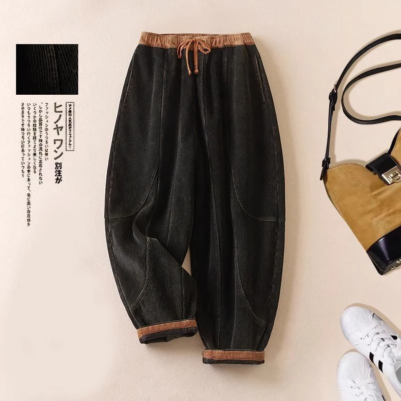 Spodnie haremki z sztruksu dam – Corduroy Pant Warm recenzja i cena