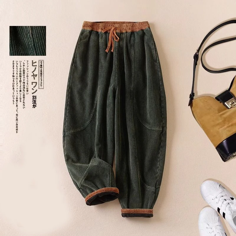 Spodnie haremki z sztruksu dam – Corduroy Pant Warm recenzja i cena