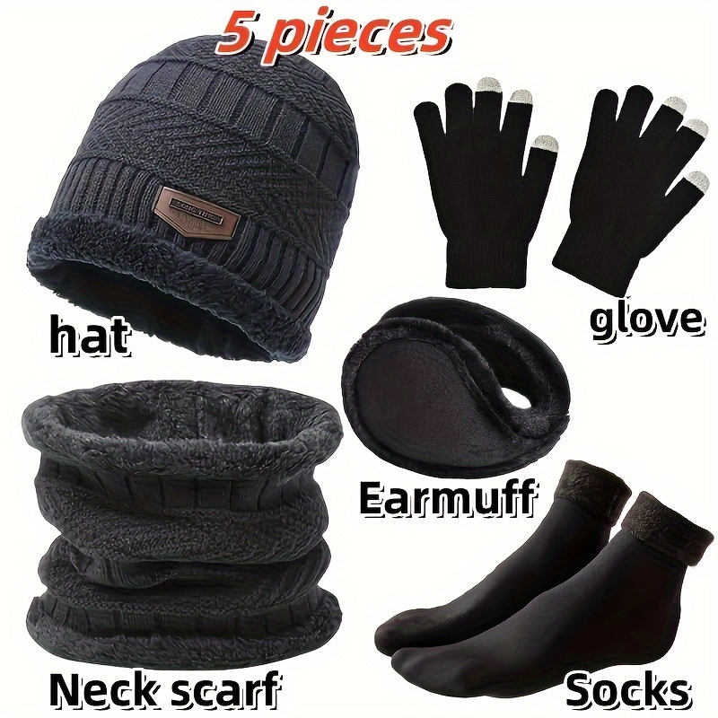 Męska czapka zimowa, zimowy sz – Wool Scarf Men recenzja i cena